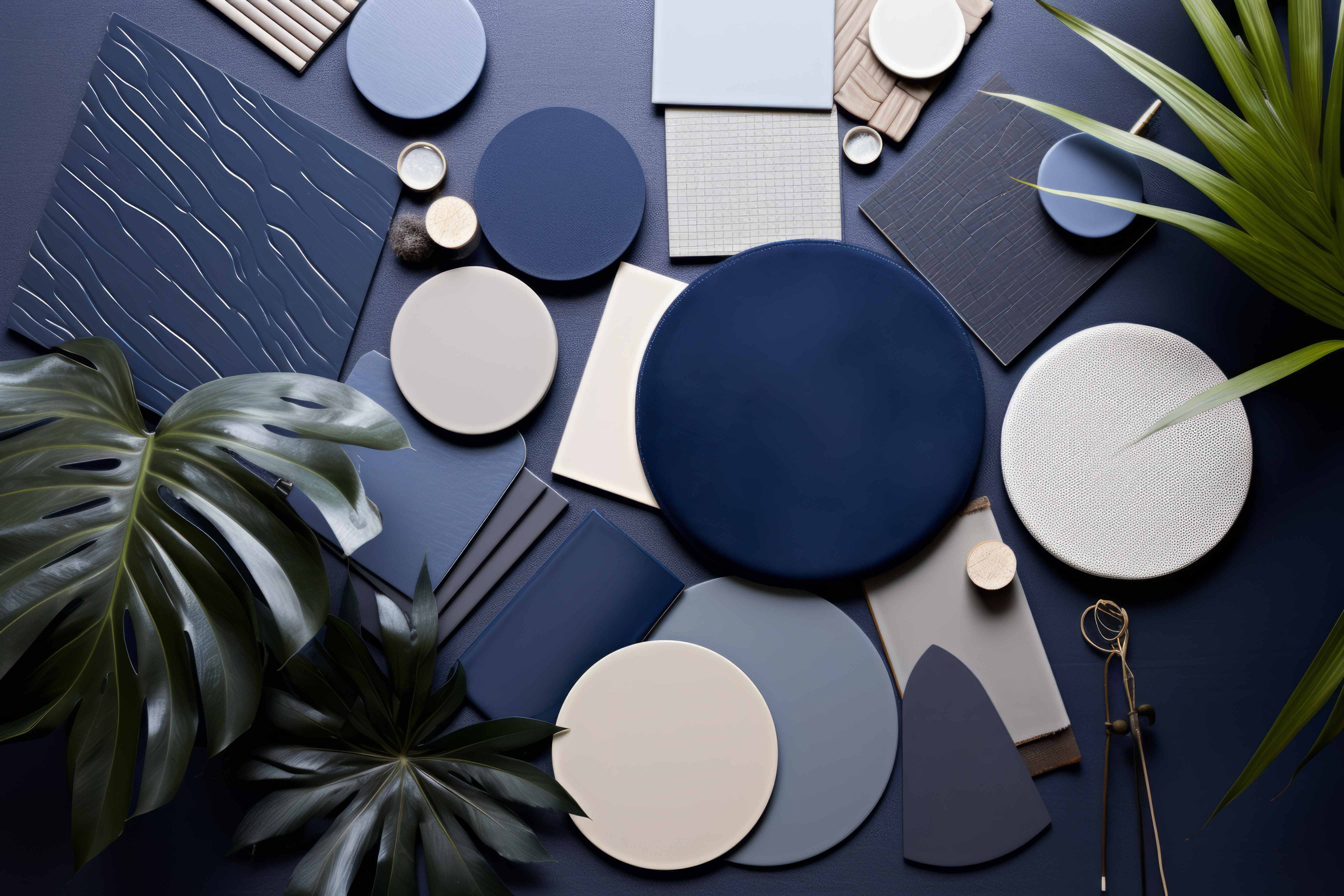 Синий с бежевым: Элегантность и утонченность